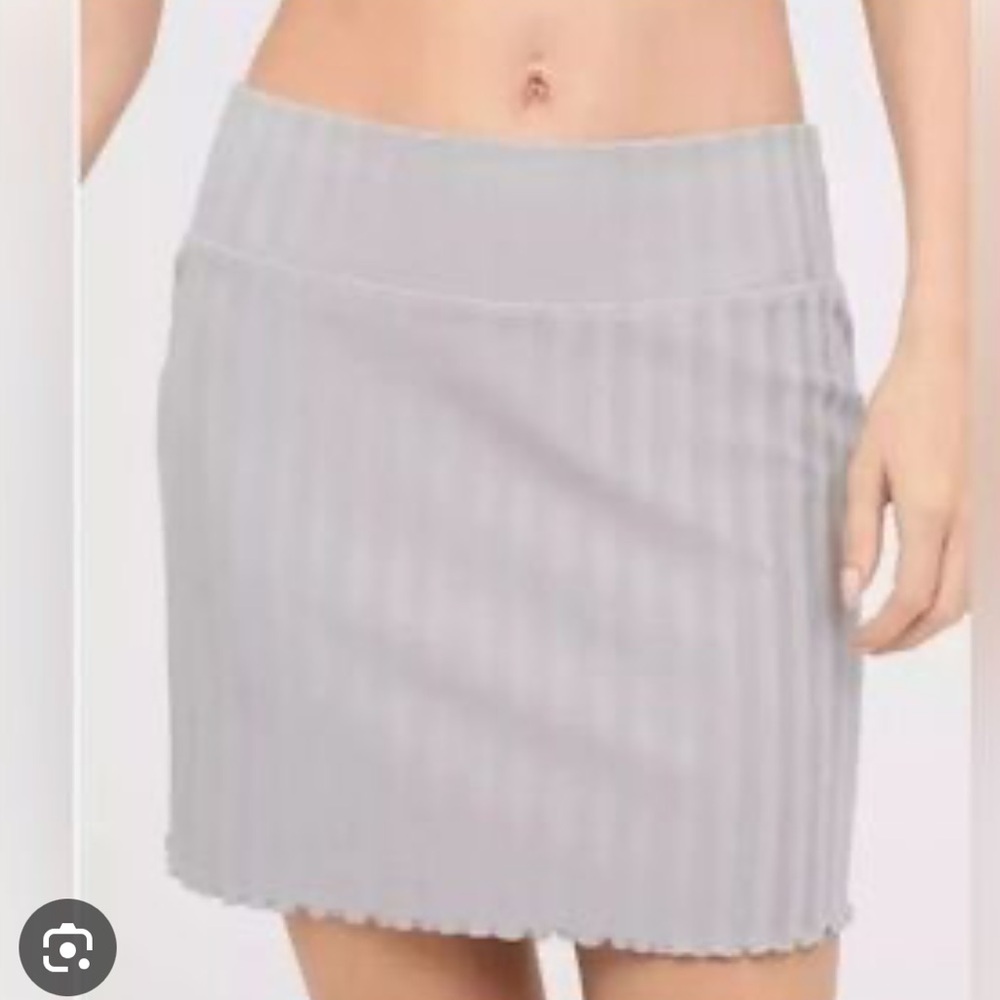 Aerie Skirt Stretch Bodycon Wide Ribbed